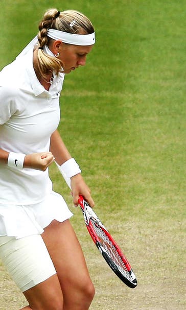 Kvitova overpowers Bouchard to win 2nd Wimbledon
